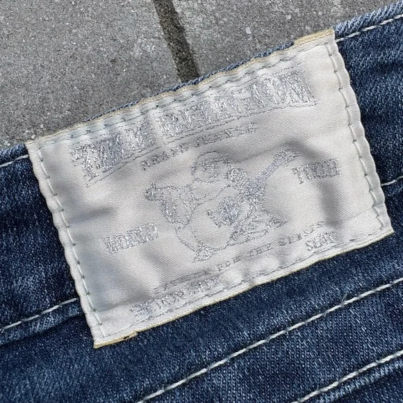 True Religion Dark Blue Women's Boot Cut Jeans - Picture 4 of 7